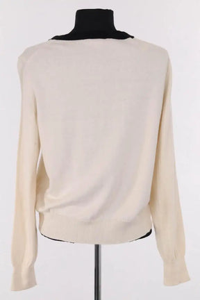 Cardigan Tara Jarmon Ecru en Laine