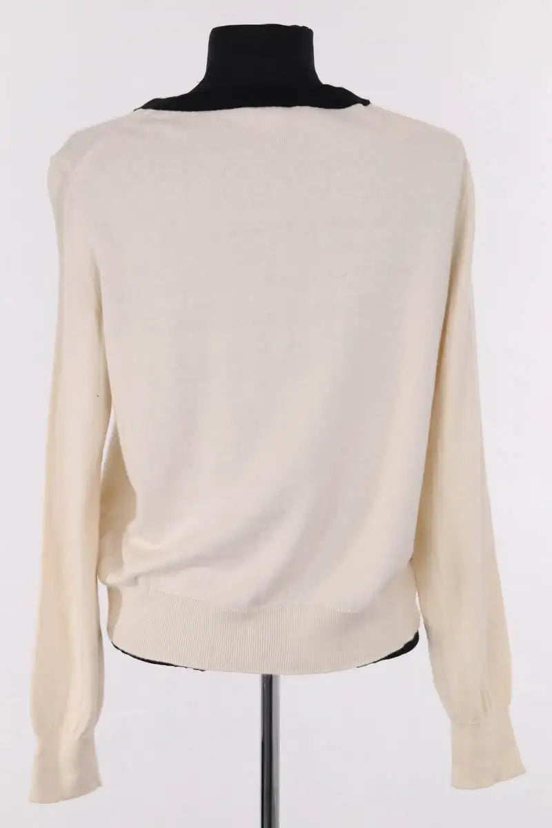 Cardigan Tara Jarmon Ecru en Laine