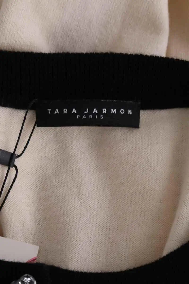 Cardigan Tara Jarmon Ecru en Laine