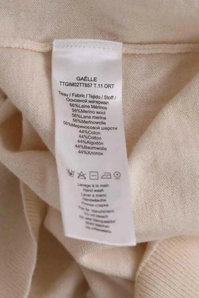 Cardigan Tara Jarmon Ecru en Laine