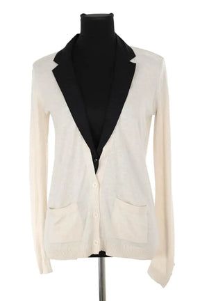 Cardigan The Kooples Beige en Coton, taille S - Seconde Main