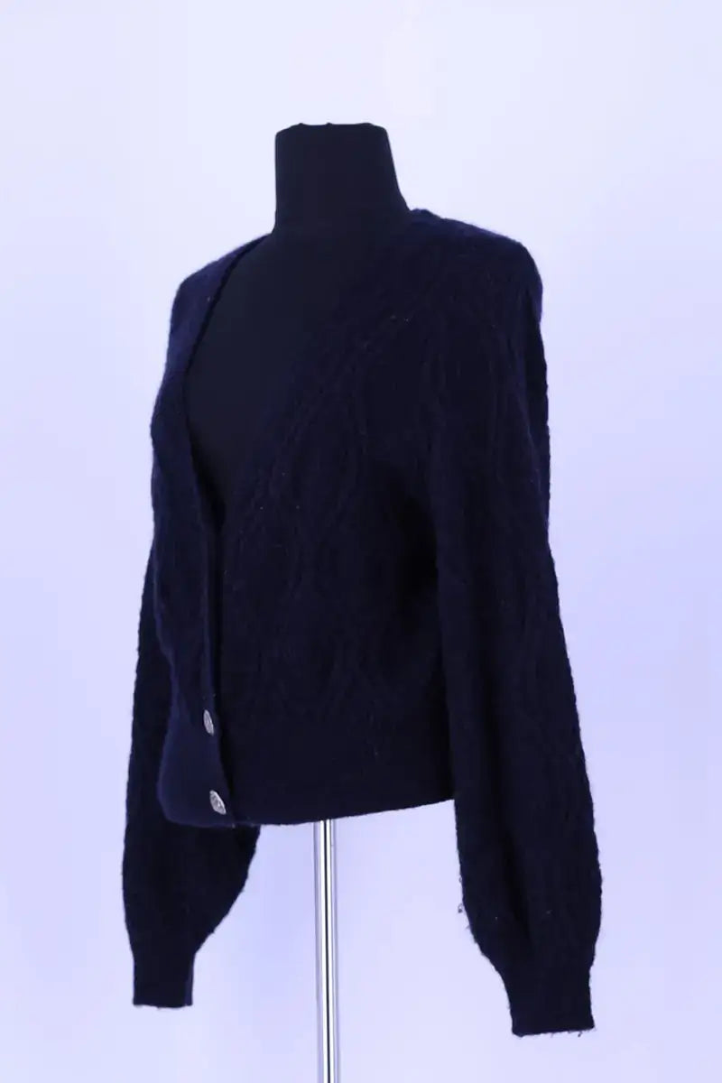 Cardigan The Kooples Bleu en Laine