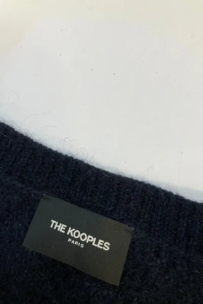 Cardigan The Kooples Bleu en Laine