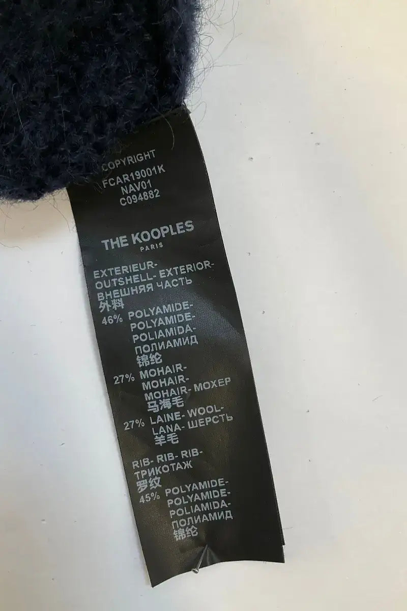 Cardigan The Kooples Bleu en Laine