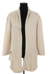 Cardigan The Kooples Ecru en Cachemire, taille S - Seconde Main