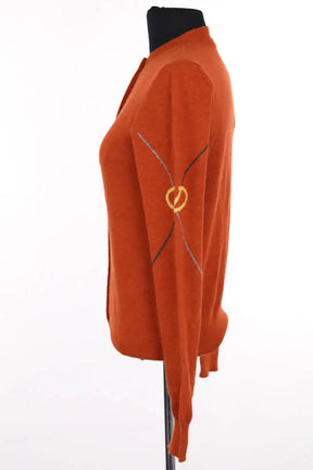 Cardigan Valentino Orange en Laine