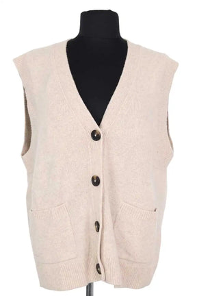 Cardigan Vanessa Bruno Beige en Laine, taille S - Seconde Main