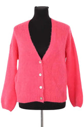 Cardigan Vannina Vesperini Rose en Synthétique, taille M - Seconde Main