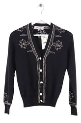 Cardigan Yves Saint Laurent Noir en Laine, taille S - Seconde Main