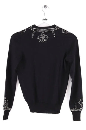 Cardigan Yves Saint Laurent Noir en Laine