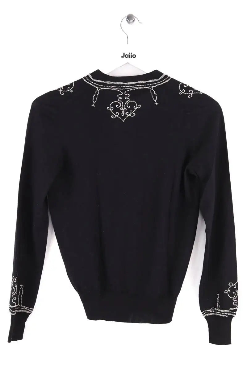 Cardigan Yves Saint Laurent Noir en Laine