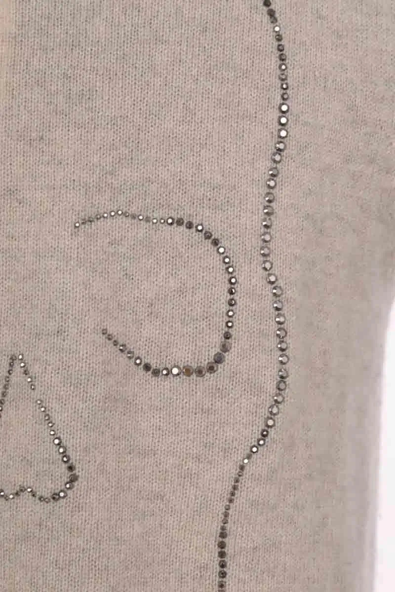 Cardigan Zadig & Voltaire Beige en Cachemire