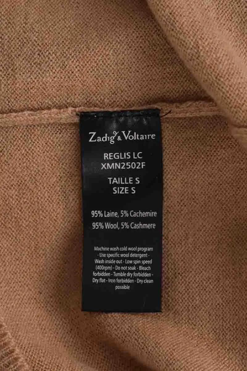 Cardigan Zadig & Voltaire Camel en Laine