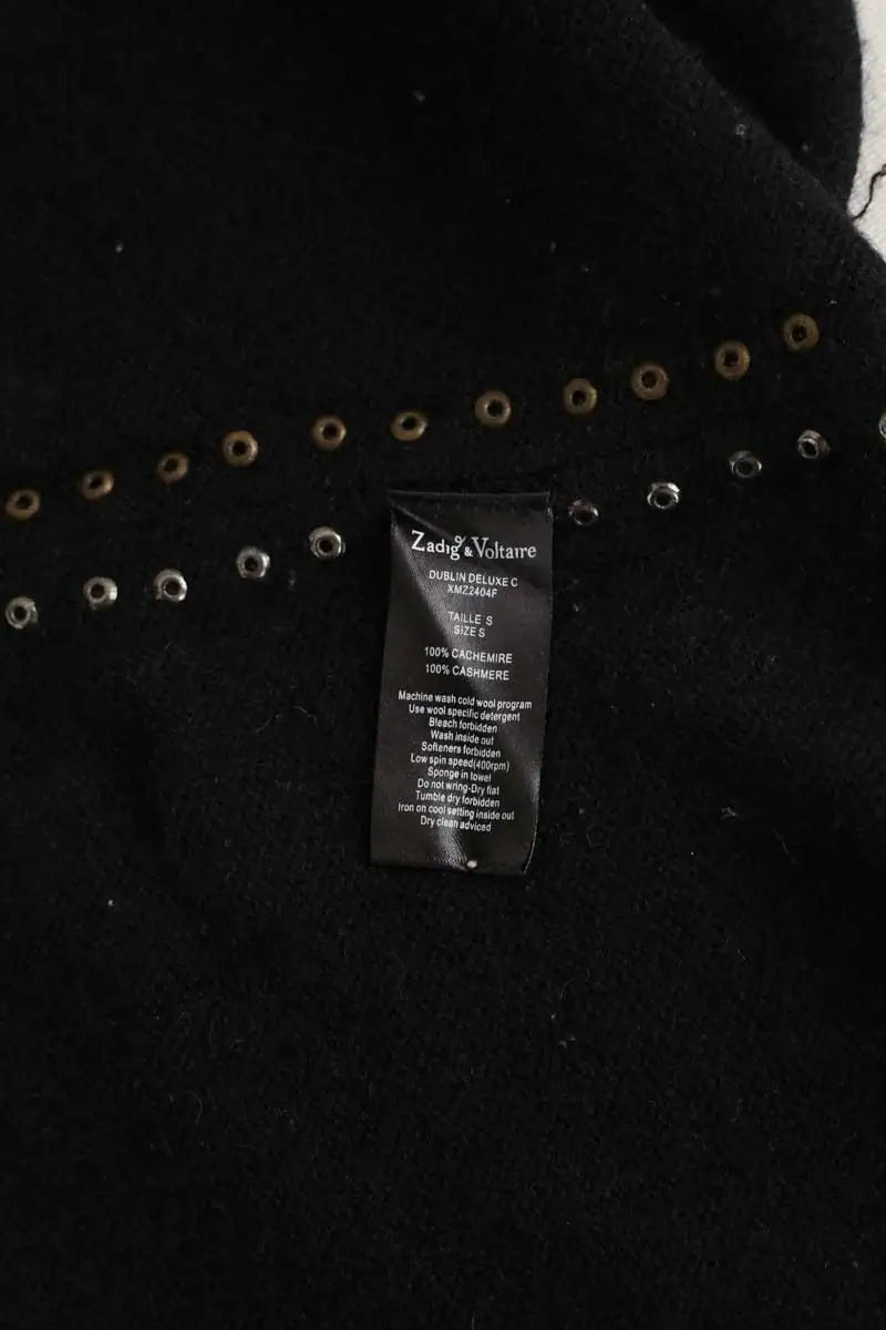 Cardigan Zadig & Voltaire Noir en Cachemire