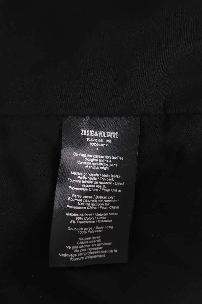 Cardigan Zadig & Voltaire Noir en Fourrure