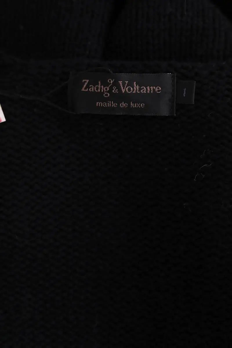 Cardigan Zadig & Voltaire Noir en Laine