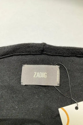 Cardigan Zadig & Voltaire Noir en Laine