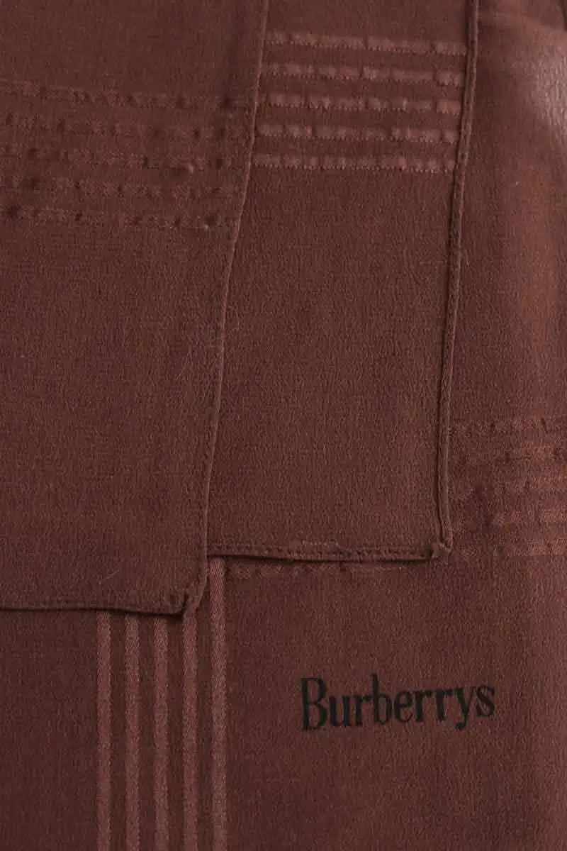 Carré Burberry Marron en Soie