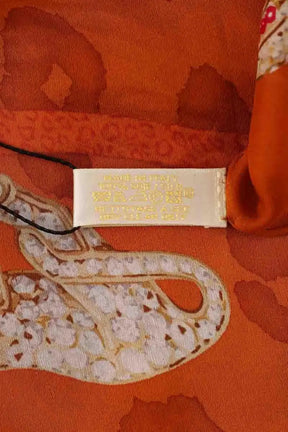 Carré Cartier Orange en Soie