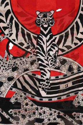 Carré Cartier Rouge en Soie - Seconde Main