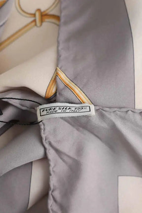 Carré Celine Gris en Soie