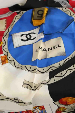 Carré Chanel Multicolore en Soie