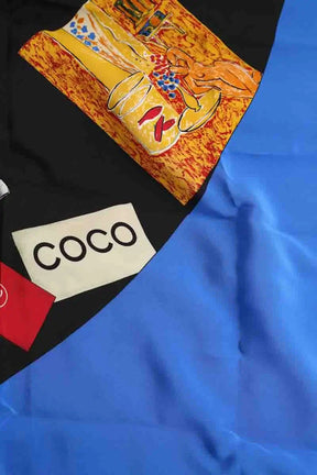 Carré Chanel Multicolore en Soie