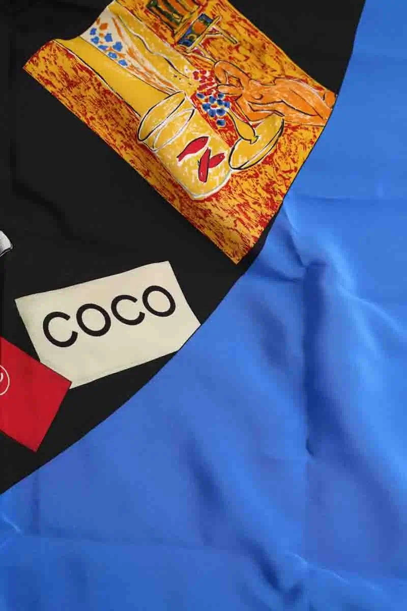 Carré Chanel Multicolore en Soie