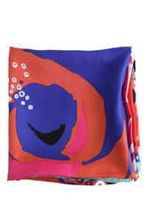 Carré Diane Von Furstenberg Multicolore en Soie - Seconde Main