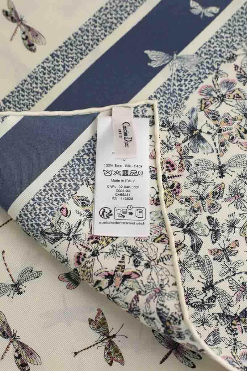Carré Dior Beige en Soie