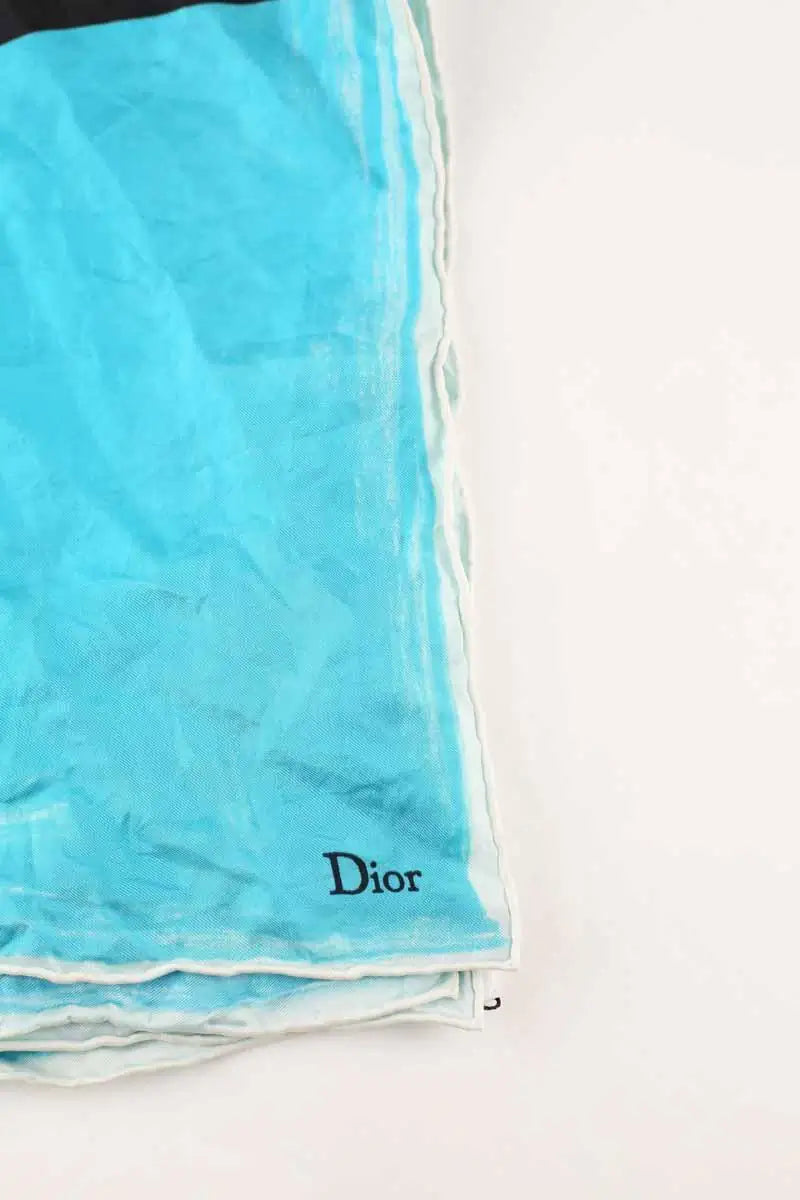 Carré Dior Bleu en Soie