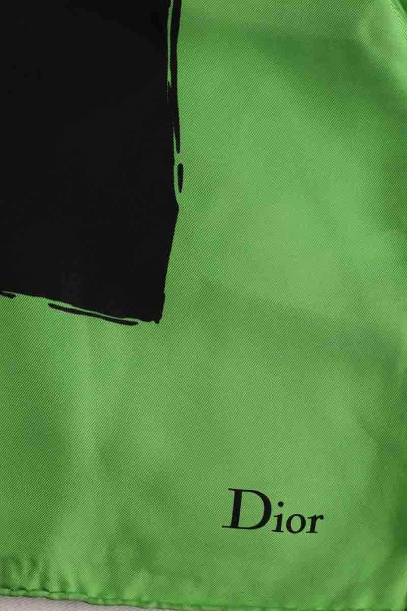 Carré Dior Noir en Soie