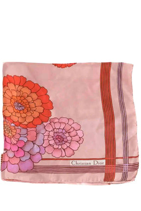 Carré Dior Rose en Soie - Seconde Main