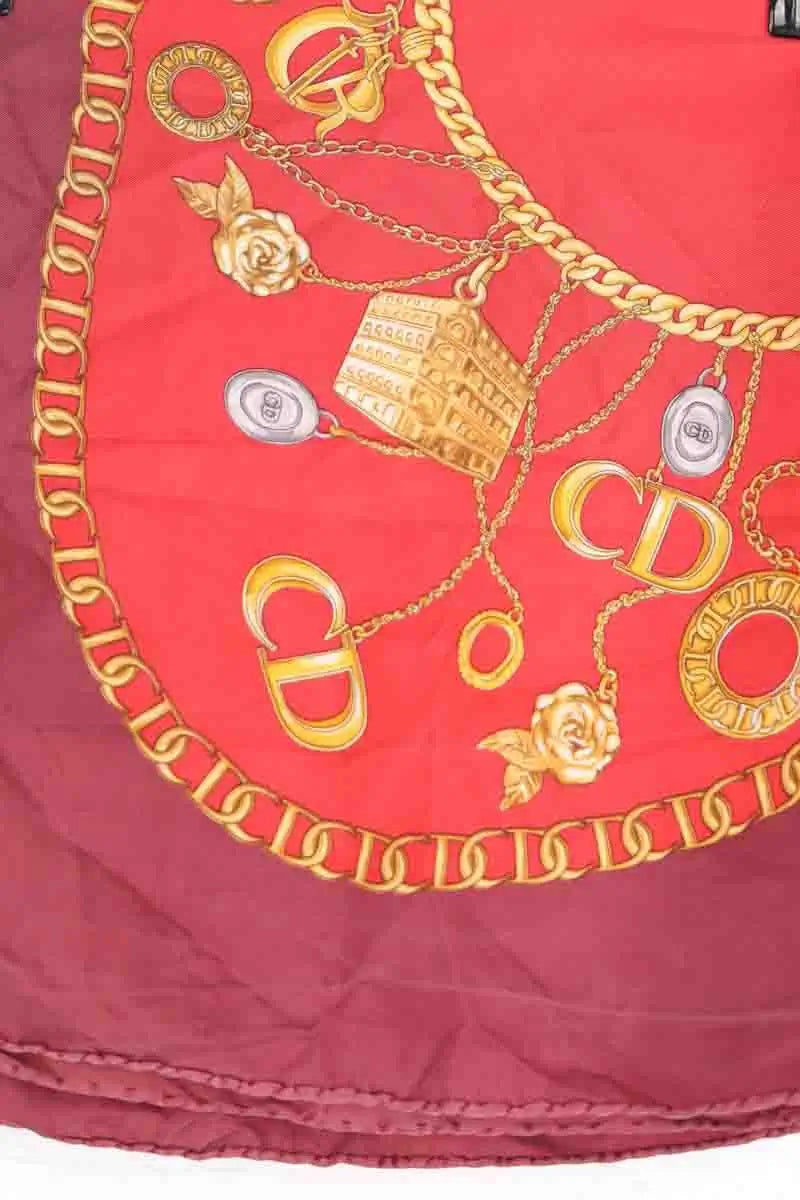 Carré Dior Rouge en Soie