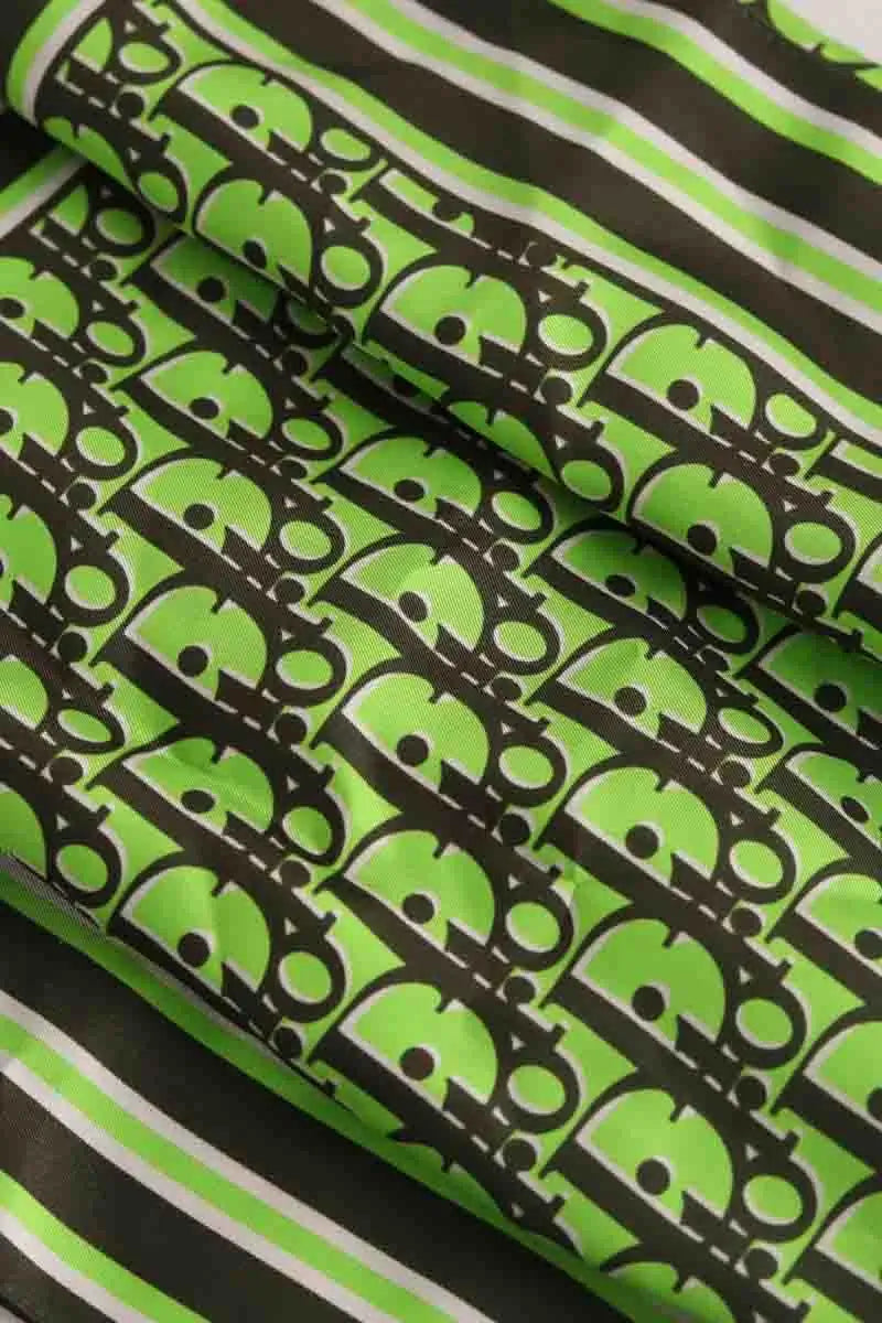 Carré Dior Vert en Soie