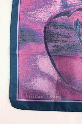 Carré Dior Violet en Soie