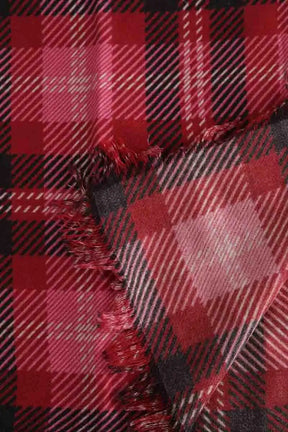 Carré Eric Bompard Rouge en Cachemire