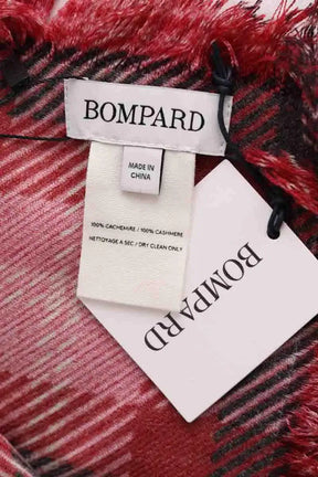 Carré Eric Bompard Rouge en Cachemire