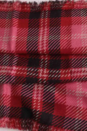 Carré Eric Bompard Rouge en Cachemire