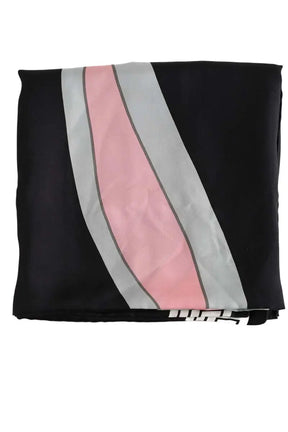Carré Gucci Noir en Soie - Seconde Main