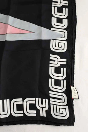 Carré Gucci Noir en Soie