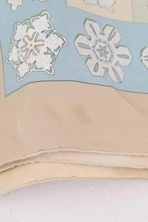 Carré Hermès Beige en Soie