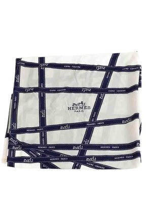 Carré Hermès Blanc en Soie - Seconde Main