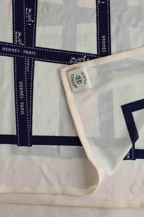 Carré Hermès Blanc en Soie