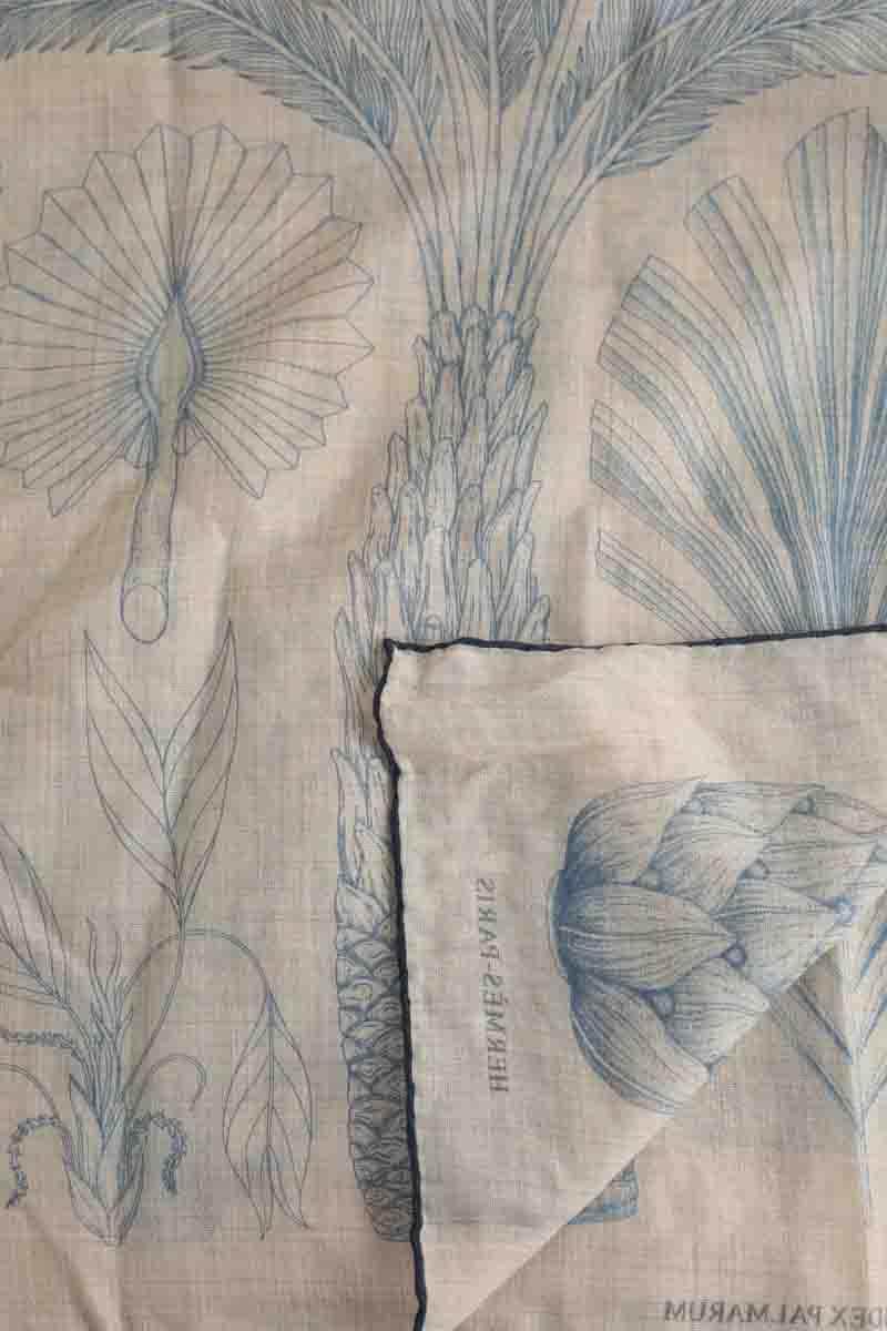 Carré Hermès Gris en Cachemire
