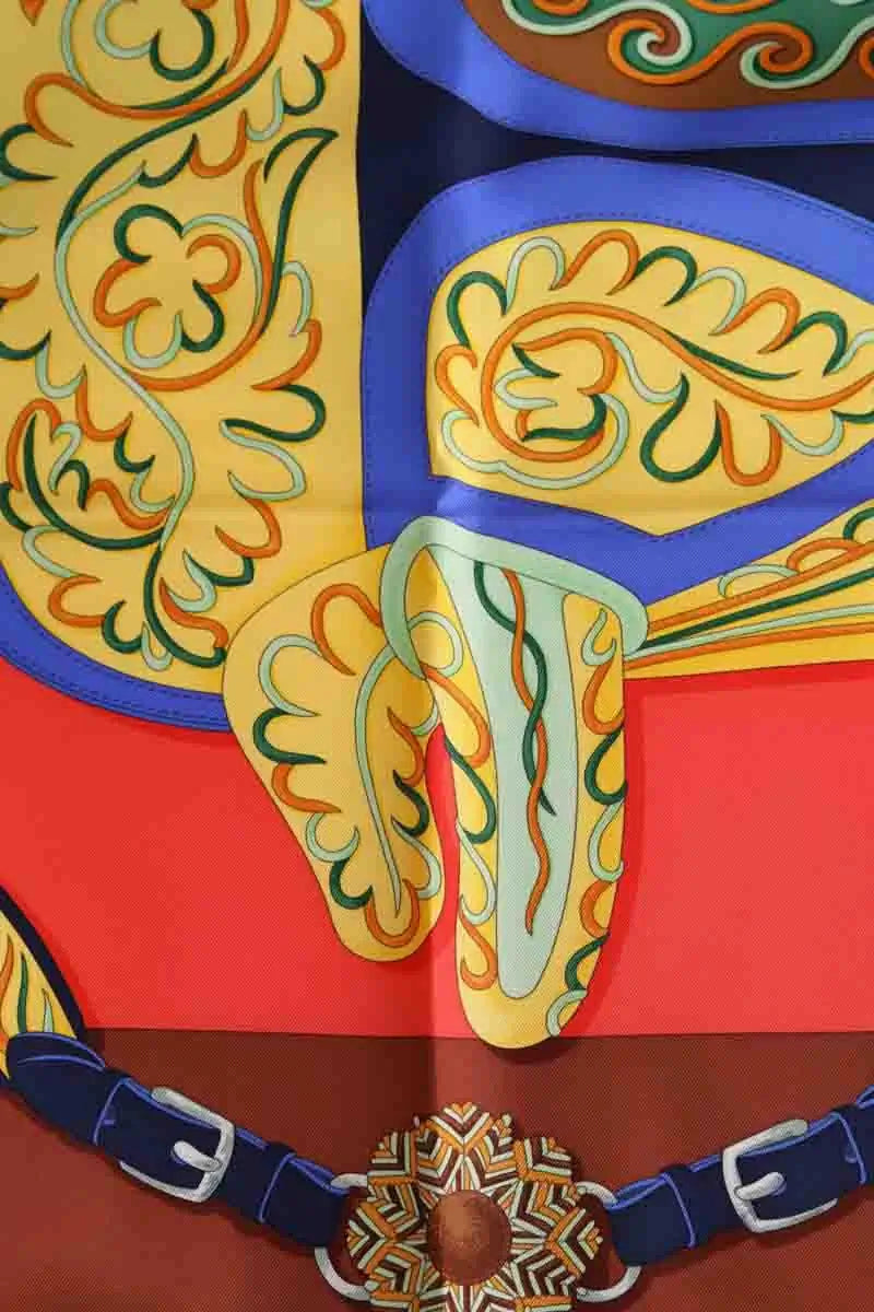 Carré Hermès Multicolore en Soie