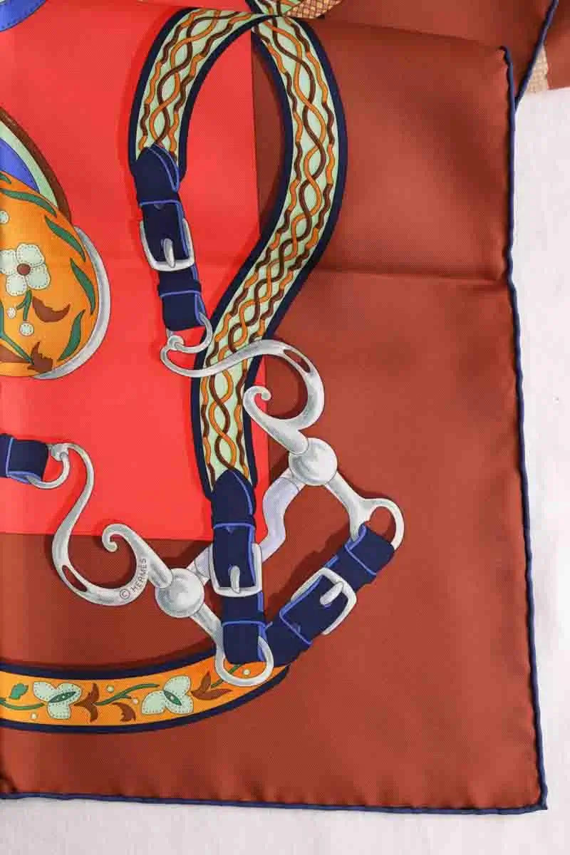 Carré Hermès Multicolore en Soie