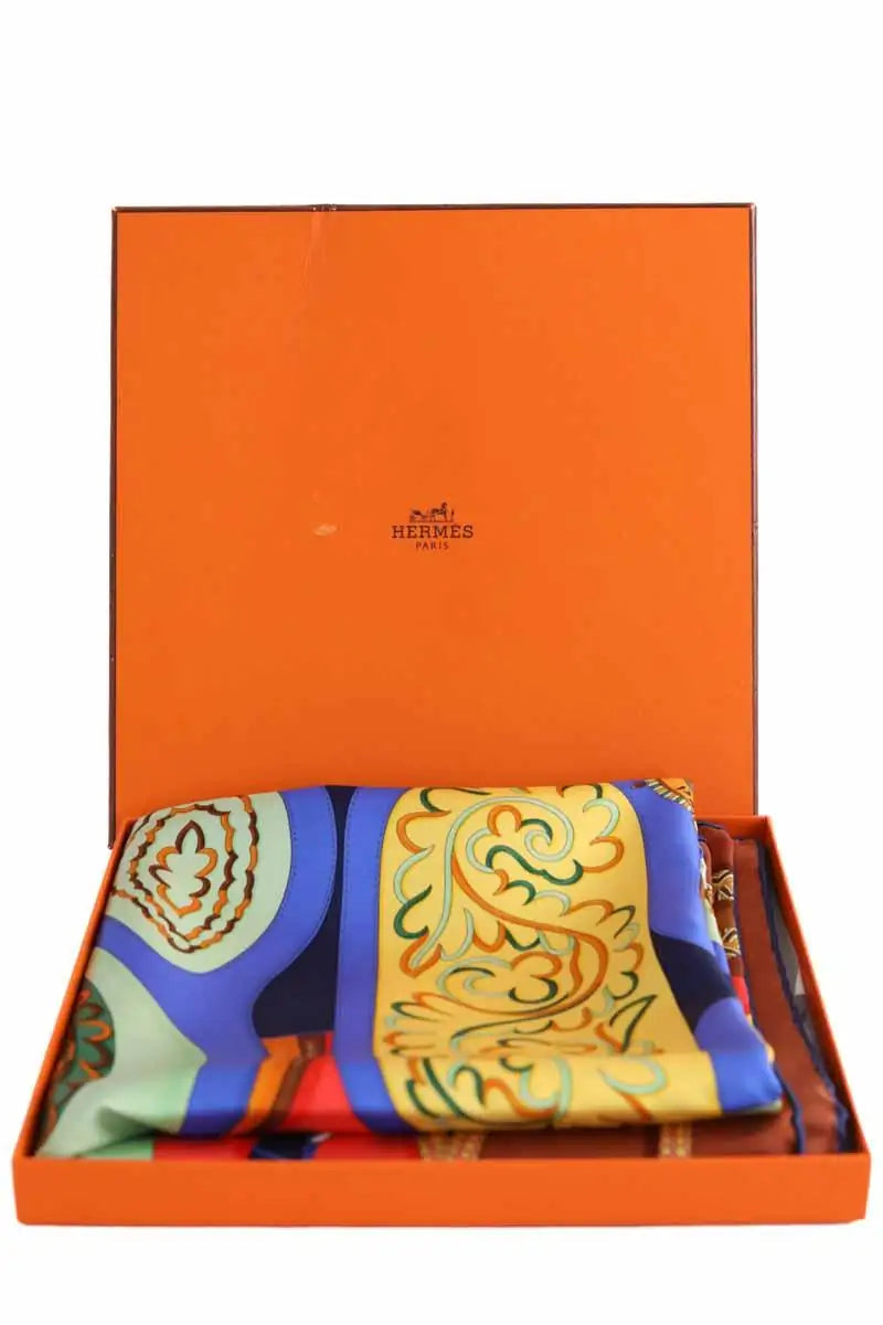 Carré Hermès Multicolore en Soie