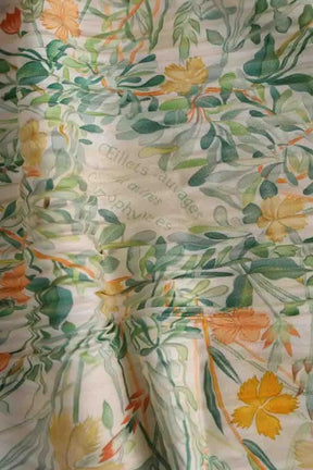 Carré Hermès Oeillets sauvages  Turquoise en Soie