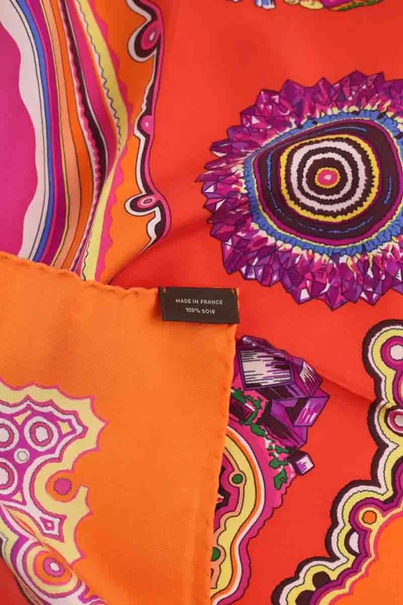 Carré Hermès Orange en Soie